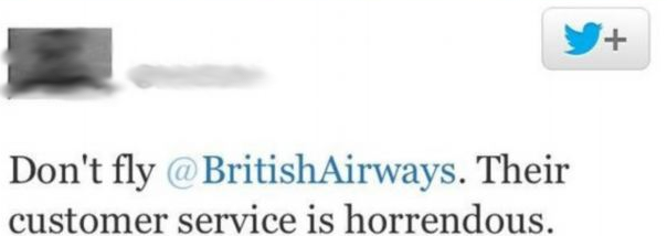 Klacht british airways 